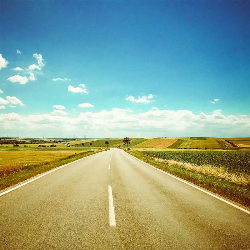 Open road